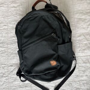 Fjallraven Black Backpack